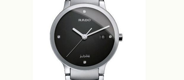 Rado-Centrix-Jubile-Black-Diamond-Dial-Stainless-Steel-Men’s-Watch